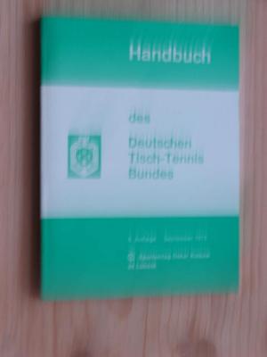 Handbuch des Deutschen Tisch-Tennis Bundes