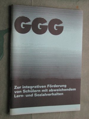 Zur integrativen Förderung von Schülern mit abweichendem Lern- und Sozialverhalten