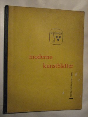 Moderne Kunstblätter - Sortimentskatalog Nr. 1