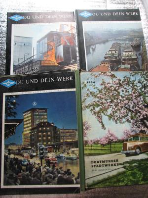 Dortmund: Du und Dein Werk: Werkszeitung der Dortmunder Stadtwerke - Konvolut von 32 Ausgaben aus den Jah1954 bis 1963 - Rarität