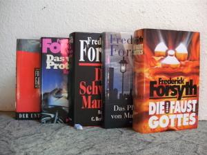 5 X Frederick Forsyth - Die Faust Gottes + Das vierte Protokoll + Das schwarze Manifest + Der Unterhändler + Das Phantom von Manhattan