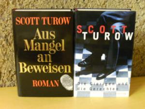 2 X Scott Turow - Aus Mangel an Beweisen + Die Gierigen und die Gerechten