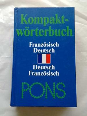 Pons Kompaktwörterbuch - Französisch-Deutsch