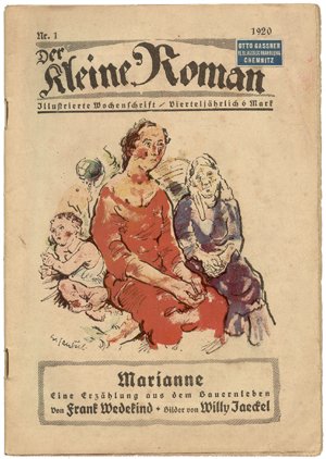 Marianne. Eine Erzählung aus dem Bauernleben. „Der Kleine Roman“, Illustrierte Wochenschrift, Nr. 1, 1920.