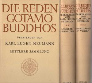 Die Reden Gotamo Buddhos. Gesamtausgabe in drei Bänden