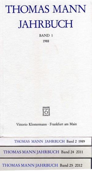 Thomas Mann Jahrbuch 1-25