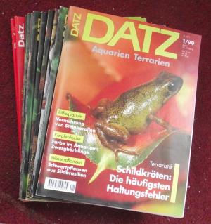 DATZ - Aquarien- und Terrarienzeitschrift Jahrgang 1999 (ohne 11/99)