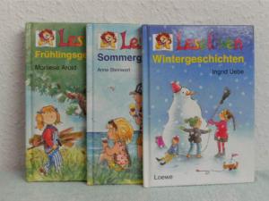 3 X Leselöwen - Frühlings- + Sommer-+ Wintergeschichten