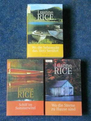 3 X Luanne Rice - Wo die Sterne zu Hause sind + Schilf im Sommerwind + Wo die Sehnsucht das Herz berührt