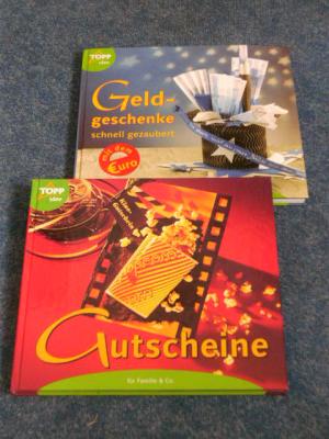 2 X Topp Idee - Gutscheine + Geldgeschenke schnell gezaubert