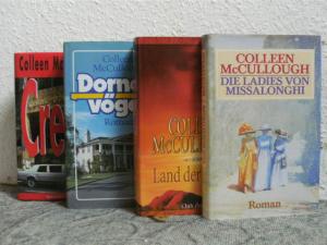 4 X Colleen McCullough - Dornenvögel + Land der Dornen + Die Ladies von Missalonghi + Credo