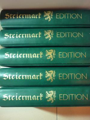 Steiermark Edition. Konvolut aus 5 Originalmappen.