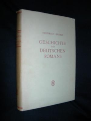 Geschichte des deutschen Romans.