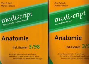 gebrauchtes Buch – Spägele, Marc; Holbach, Marion – Anatomie incl. Examen 3/98 Mediscript GK1 2 Bände