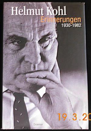 gebrauchtes Buch – Helmut Kohl – Erinnerungen - 1930 - 1982