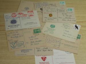 10 x Postkarten / Schriftverkehr DDR - Fußball (3)