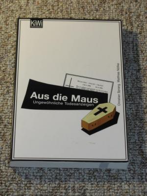 gebrauchtes Buch – Sprang, Christian und Matthias Nöllke – Aus die Maus. Ungewöhnliche Todesanzeigen.