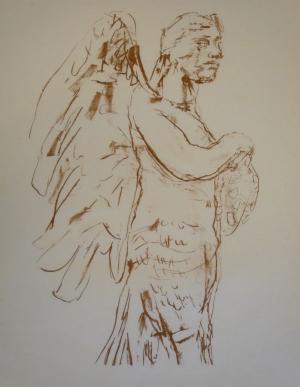 Sirene. Lithographie.