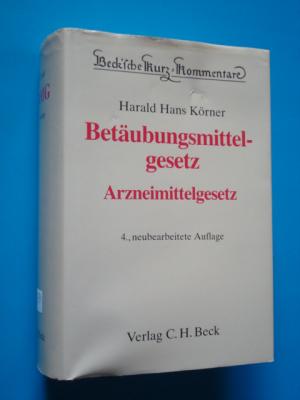 gebrauchtes Buch – Erl. von Körner – Beck´sche Kurz-Kommentare - Betäubungsmittelgesetz / Arzneimittelgesetz