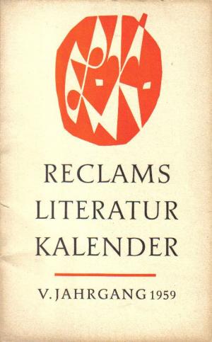 Reclams Literatur-Kalender 1959.