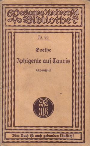 Iphigenie auf Tauris - Schauspiel - Reclamheftchen Nr. 83