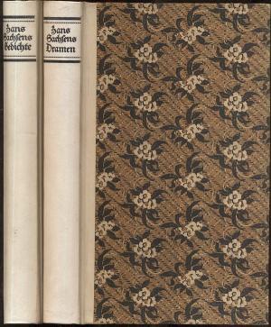 Ausgewählte Werke. Hrsg. v. Paul Merker u. Reinhard Buchwald. 3. Auflage:) Bd. 1: Hans Sachsens Gedichte. Bd. 2: Hans Sachsens Dramen. - 2 Bände.