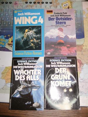 10 x Jack Williamson, darunter 3 x Die Weltraumlegion