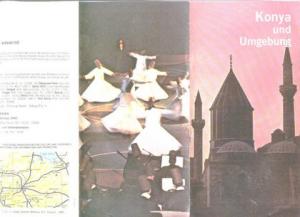 Prospekt Konya und Umgebung Tips Fotos Türkei um 1970 Werbung Beschreibung