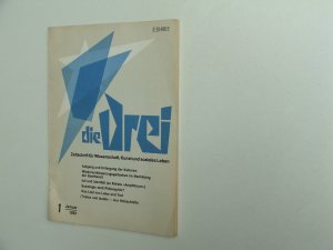 die drei: Zeitschrift für Wissenschaft, Kunst und soziales Leben, 1, Januar 1981: Aufgang und Untergang der Kulturen; Wiederverkörperungsgedanken im Nachklang der Goethezeit; Ich und Identität (zu Kleists "Amphitryon"; Soziologie statt Philosophie?; Das Lied von liebe und Tod: "Tristan und isolde": vier Holzschnitte