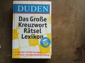 gebrauchtes Buch – DUDEN - Das Grosse Kreuzworträtsellexikon