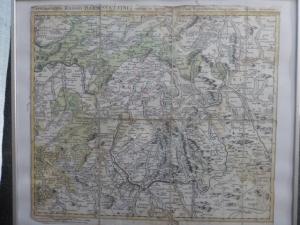 Landgraviatus Hasso-Darmstattini & omnium eo spectantium Terrarum Repraesentatio Geographica, Folium secundum [Gesamttitel auf Bl. 6: Delineatio Geographica […]