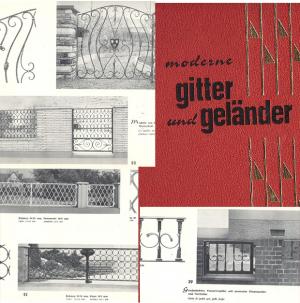 Moderne gitter und geländer.