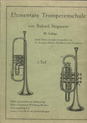 Elementare Trompetenschule von Richard Stegmann 1.Teil