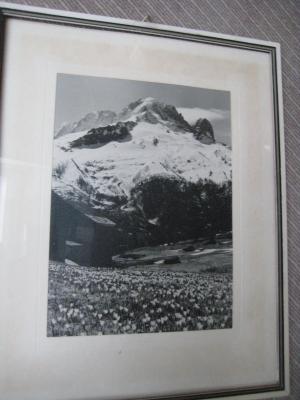 Photographie originale Jean Brissaud Argentiéres Haute-Savoie Alpes 1967 Aiguille Chardonnet