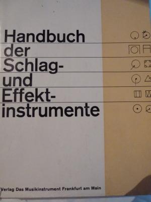 Handbuch der Schlag- und Effektinstrumente