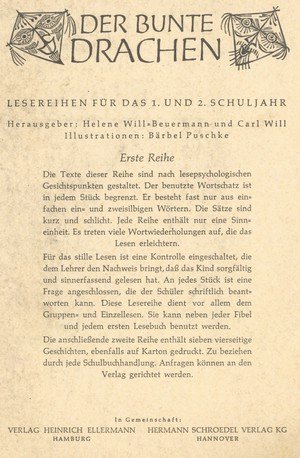 Der bunte Drachen - Lesereihen für das 1. und 2. Schuljahr