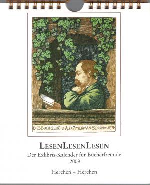 gebrauchtes Buch – Lesen Lesen Lesen ExLibris Kalender 2009