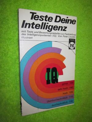 gebrauchtes Buch – Peter Lauster – Teste Deine Intelligenz  mit Tests und Bewertungstabellen..