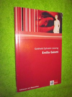 gebrauchtes Buch – Lessing, Gotthold E – Emilia Galotti - Mit Materialien