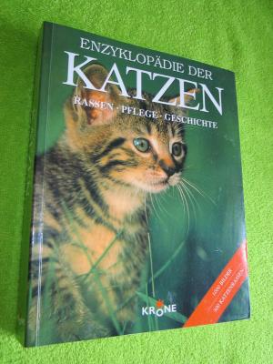 gebrauchtes Buch – Dieter Krone – Enzyklopädie der KATZEN - Rassen* Pflege * Geschichte