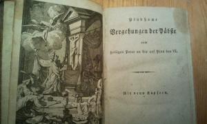 Vergehungen der Päbste vom heiligen Peter an bis auf Pius den VI. - Mit neun Kupfern