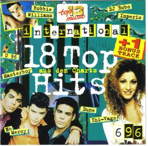 18 Tophits aus den Charts 1996/06 International