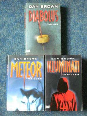 3 X Dan Brown - Illuminati + Diabolus + Meteor