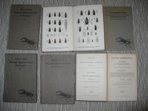 Fauna Germanica. Die Käfer des Deutschen Reiches. Nach der analytischen Methode bearbeitet. Hrsg. von Dr. K. G. Lutz. 5 Bände komplett + Beiheft von Schenkling […]