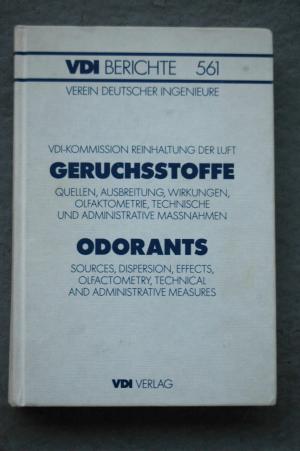 Geruchsstoffe. Quellen, Ausbreitung, Wirkungen, Olfaktometrie, technische und administrative Maßnahmen Odorants. Sources, Dispersion, Effects, Olfactometry […]