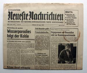 gebrauchtes Buch – Neueste Nachrichten 20 – Neueste Nachrichten 20. August 1980