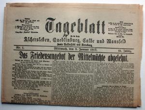 gebrauchtes Buch – Tageblatt 03 – Tageblatt 03. Januar 1917 gebrauchtes Buch – Tageblatt 03 – Tageblatt 03. Januar 1917