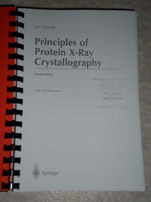 Principles of Protein X- Ray Crystallography