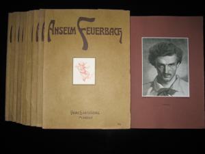 Anselm Feuerbach, 10 (von 10) Mappen mit je 8 montierten Drucken