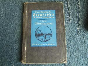 antiquarisches Buch – E. von Seydlitz – Geographie für höhere Lehranstalten - 5. Heft - Länderkundliche Betrachtung Mitteleuropas -